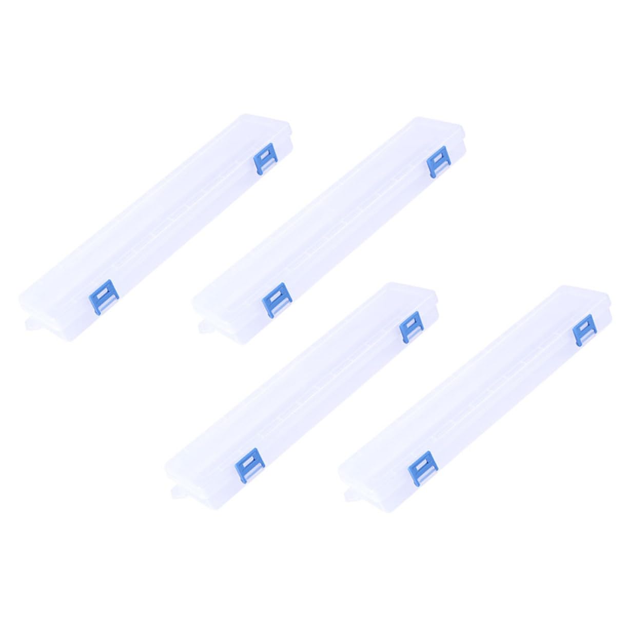 DOITOOL 4 Set Scatole Trasparenti Per Pittura Organizer Manuale Per Strumenti Portatile E Pratico Per Scuola E Casa 4 Pezzi*4