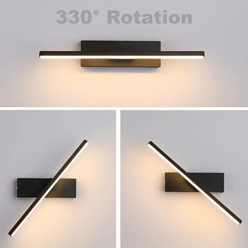 Evita sombras en el espejo con este aplique de pared interior LED ajustable 4