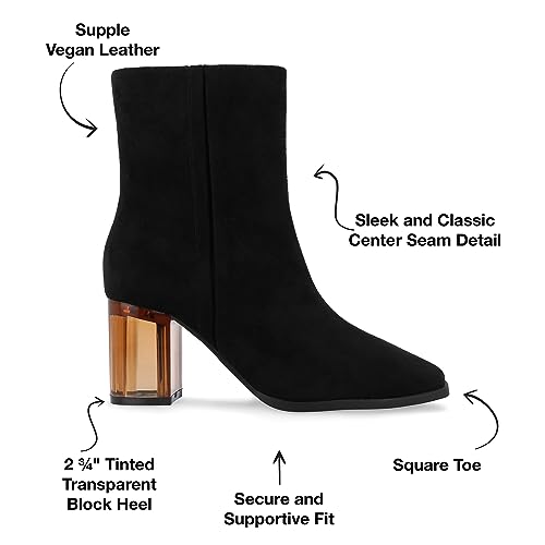 Journee Women's Comfort Foam Clearie Booties2