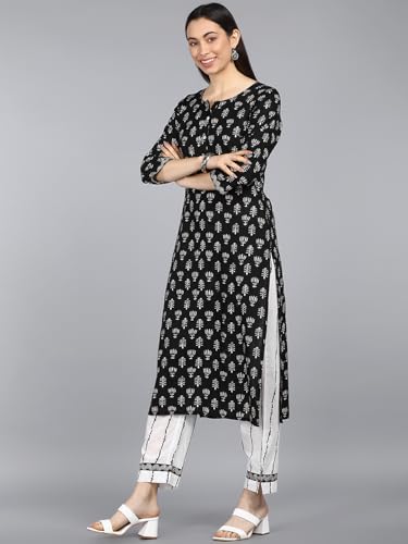 Image of Vaamsi Women's Ethnic Motifs Printed Straight Kurta Pant With Dupatta Set | kurta sets for woman