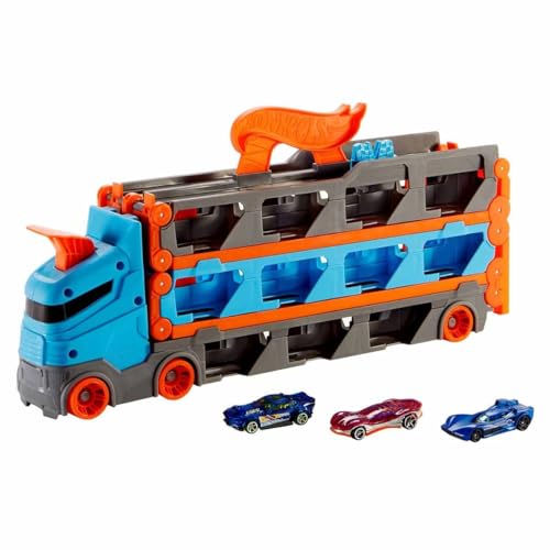 Hot Wheels Super transporteur extensible Circuit / Petite voiture - vue 8