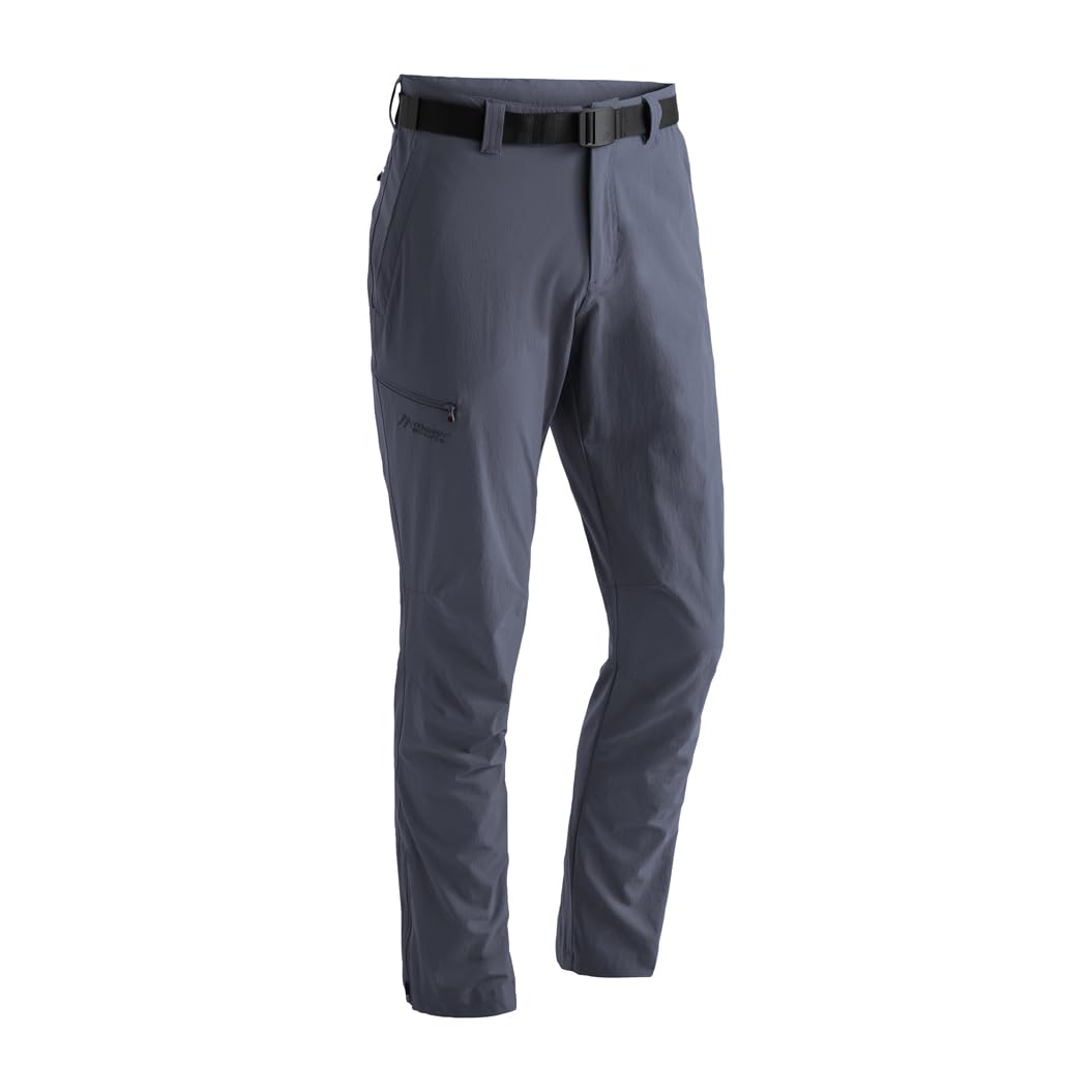 Maier Sports Torid Slim, Herren Wanderhose, Wasserabweisende Outdoorhose für Trekking und Hiking, Enganliegender Schnitt, PFC-frei, mSTRETCH pro 4 & Dryprotec, Blau, 52 (W34/L32)
