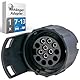 valonic Premium Anhänger Adapter - 7 auf 13 polig, schwarz - Auto zu Hänger, Adapter für Pkw, Kfz und LKW - kurz, Anhängerkupplung, Adapterstück