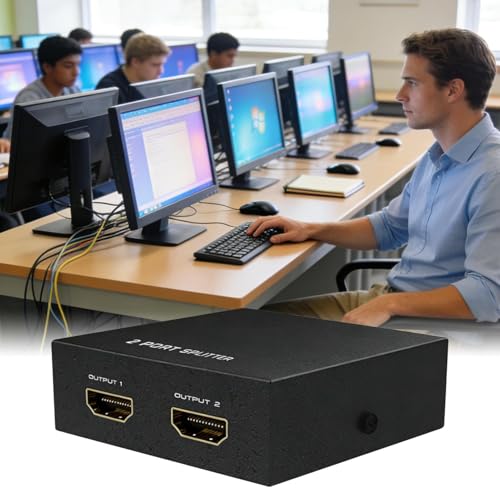 Splitter vidéo 4K adaptateur moniteur pour duplication d'écran de tablette et console