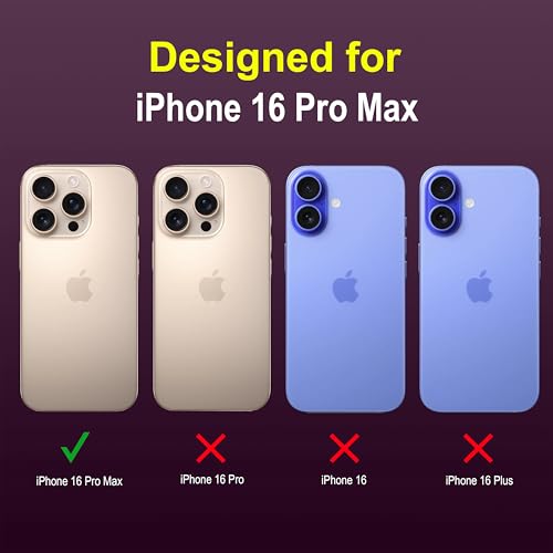 Image of amazon basics Back Case Cover for iPhone 16 Pro Max | Compatible for iPhone 16 Pro Max Back Cover | Liquid Silicon Magic Case with Camera Protection | Lavender