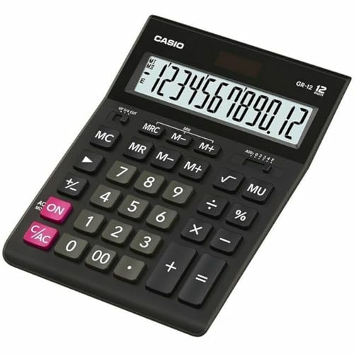 Calculadora Casio GR-12C-BK-W-EP Negro - Marca: Casio - EAN: 4549526616334