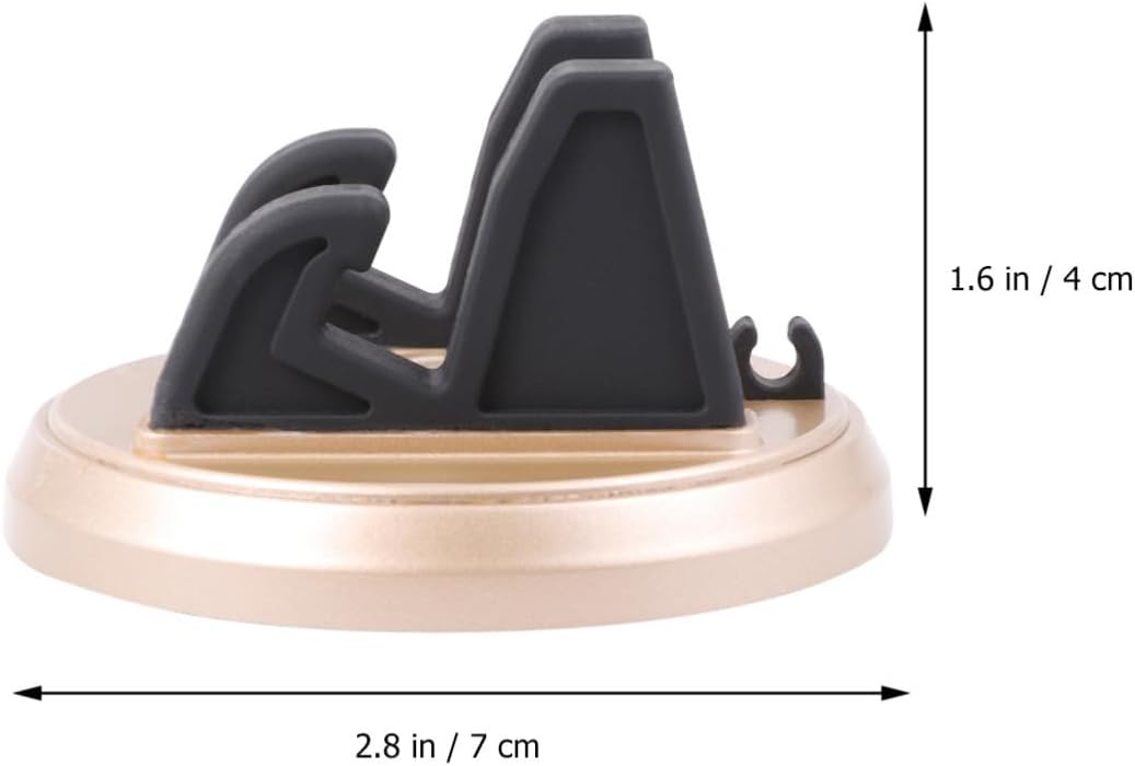 2pcs Car Phone Holder Silicone Degree Rotatable for Dashboard image 2