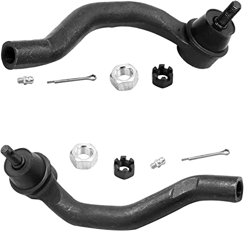 Image of Detroit Axle - 12pc Front End Suspension Kit for Acura 04-08 TSX, 03-07 Honda Accord, Upper & Lower Control Arms Tie Rods Sway Bars Lower Ball Joints 2003 2004 2005 2006 2007 Replacement