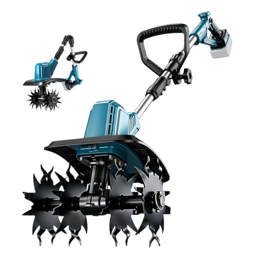 Cordless Cultivator for Makita 18V Battery, 500W Brushless Motor