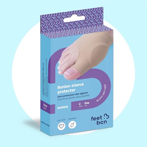Protector de Juanetes Almohadilla de Gel 2 Uds | Alivio Dolor Corrector Juanetes Mujer y Hombre, Separador Dedos Pie, Hallux Valgus, Pie de Atleta y Dedo Martillo | Compatible Sandalias Ortopédicas