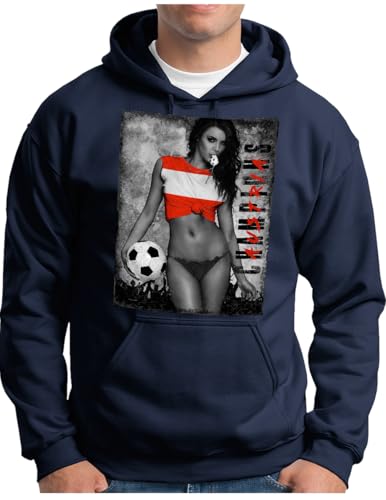 Sweat à capuche drapeau Autriche homme pour porter la passion de la coupe 2026