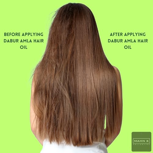 Amla Hair Oil Bundle – Growth Oil 300ml & Mahn K Collection Oil Applicator Bottle | Indian Remedy for Hair Growth & Scalp Care | Hair Oils for Hair Growth & Nourishment - Image 5