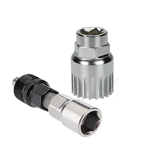 pasway Extractor de Biela Herramienta Eje Metal para Bicicleta Bici Kit