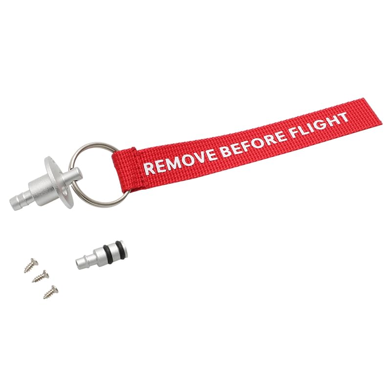 yuenhoang RC Aircraft Fuel Tank Vent/Oil Outlets Nozzle Kit Aluminum Alloy Flange Nozzles DIY Parts Plug with Sealing Ring for Gasoline Turbojet Engine Model Airplane (Big Flange Nozzle)