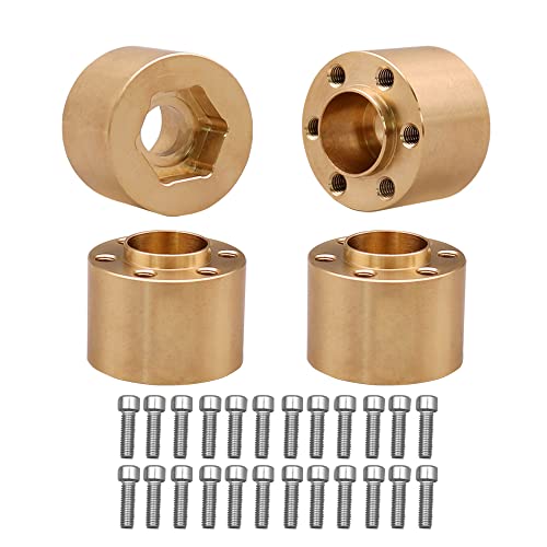 Rallonge de moyeu hexagonal 12mm en laiton pour vos sorties RC tout-terrain en forêt