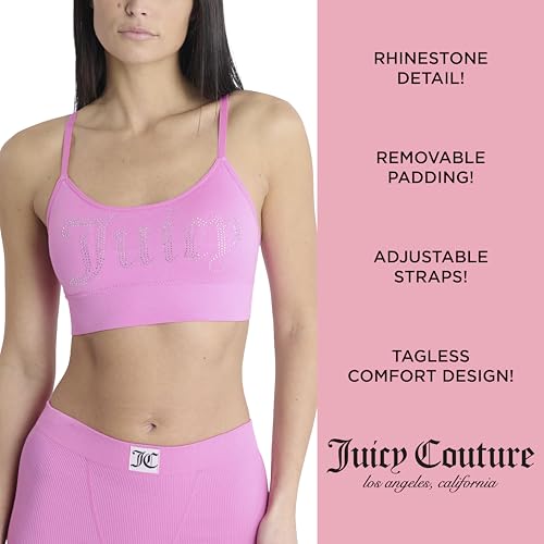 Image of Juicy Couture Women's Multipack Seamless Comfort Lounge Wirefree Bralettes