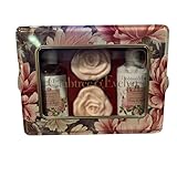 Crabtree & Evelyn 4 Piece Gift Set Tin (4-piece set, Rosewater)