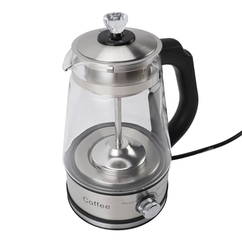 Hervidor eléctrico de vidrio Yosoo 1.2L con infusor removible miniatura 4
