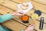 Brabantia - Make & Take Cutlery Set with Case - Set of 3: Knife, Spoon, & Fork - Hygienic Compact Design - Stainless Steel - Dishwasher Safe - Travel Cutlery Set for 1 Person - Dark Grey - 5