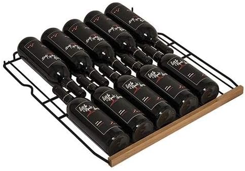 Edgestar 242 Bottle Built-In Side-by-Side Wine Cellar Stainless Steel - Black