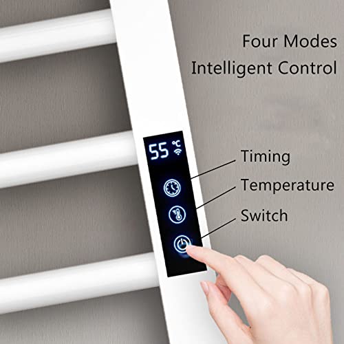 Sèche-serviettes électrique intelligent blanc pour éliminer l'humidité