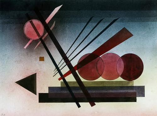 Toile moderne Wassily Kandinsky Pouvoir flottant décoration salon 60x90cm