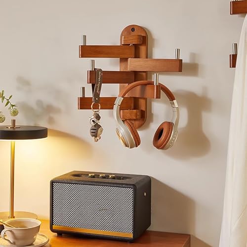 Crochets muraux pivotants à bras modulables pour optimiser le rangement vertical - 7