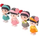 Figurines de filles : fabriquées en pvc, elles sont résistantes et ne se décolorent pas facilement
