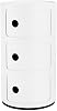 Kartell Componibili Mat 498803, Container White Matte, Diameter 32 x H 58 cm
