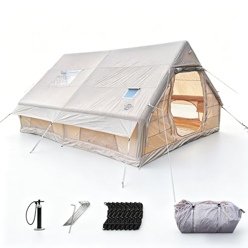 Inflatable Tent with Panoramic Skylight, 8-10 Person...