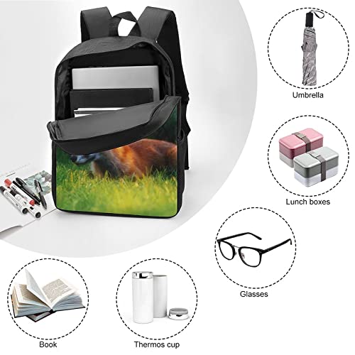 Sac à dos scolaire enfants Fox Classic 17 pouces imprimé 3D - 6