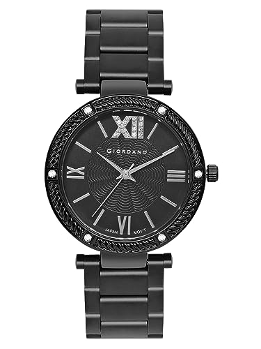 Image of Giordano Analog Stylish Watch for Women Water Resistant Fashion Watch Round Shape with 3 Hand Mechanism Wrist Watch for Girls & Ladies to Compliment Your Look /Ideal Gift for Female - GZ-60064