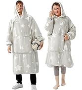 Amazon｜Winthome 着る毛布 着るブランケット 部屋着 ポケット付き