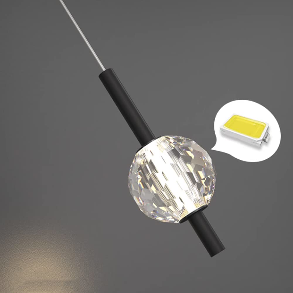 Lampki nocne do pokoju dziecięcego 2 szklane kule kinkiet nowoczesny luksusowy sypialnia dziecięca wystrój pokoju księżniczki lampki nocne kinkiet z 60 cm linkami do zawieszania 3-kolorowe światło