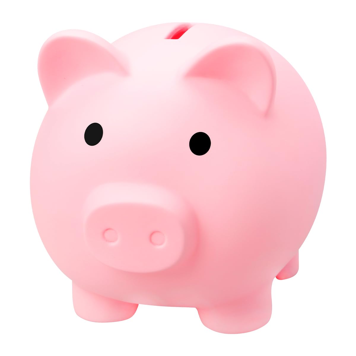 Gladfresit Pink Cute Piggy Bank - Money Savings Box Money Bank Child To Cherish Money Keepsake Nursery Decor Cute Coin Money Box Saving Coins Cash Fun Gift For Kids(Pink)