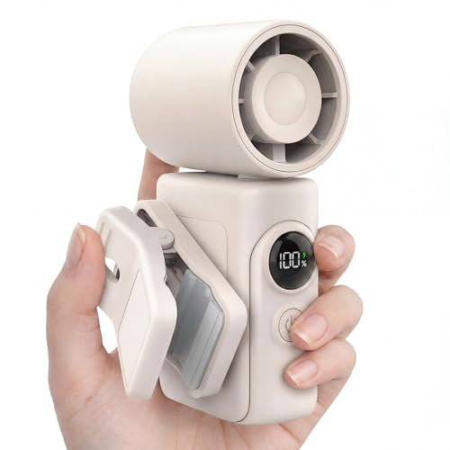 Handheld Fan Portable Handheld/Clip-on Dual Mode Travel essentials