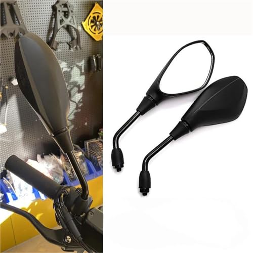 Espejo retrovisor de ABS universal con rotación ajustable para motocicleta 8