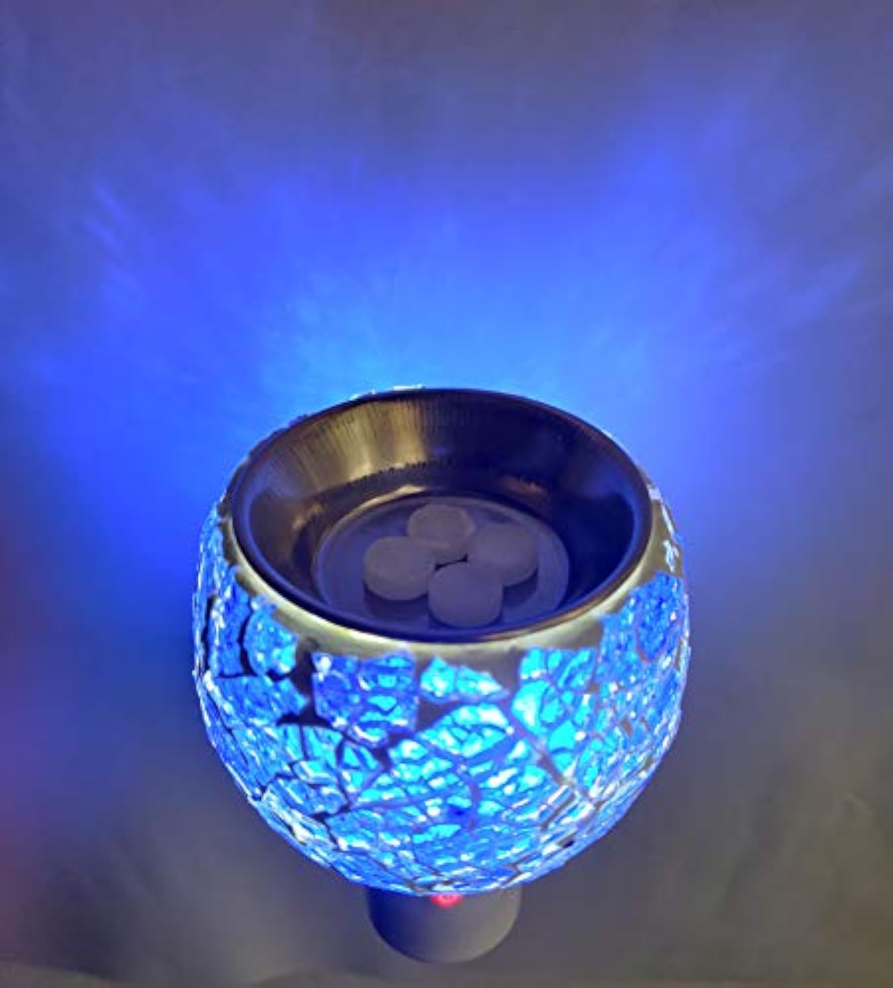 Home Decor Glass Kapoor Dani Aroma Diffuser with Night Lamp