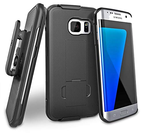 Samsung Galaxy S7 Edge (Ultra-Slim) Case & Belt Clip Holster w/Kickstand (Encased New 2016 Release