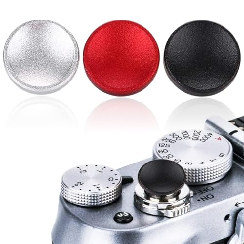KGDUYC Cavo di controllo dell'otturatore per fotocamere digitali Pulsante di rilascio morbido per rilascio otturatore concavo universale da 3 pezzi per X100VI X-T30 X-T20 X-T10 X-T5 X-T4 X-T3