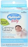 Hyland's Baby Calming Tablets, Natural Symptom Relief of Fussy and Sleepless Babies, 125 Count