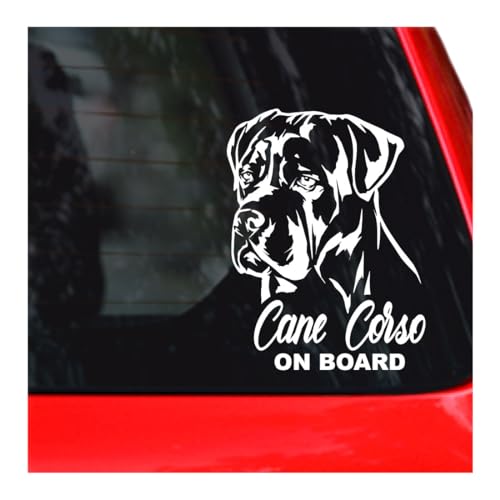 Aufkleber Cane Corso 19x14cm (English)