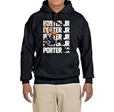 Tenacious Tops Brooklyn Michael Porter Jr Text Pic Hooded Sweatshirt Hoodie YOUTH XL Black