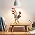 CIFIBIFUN Mini Blown Glass Chicken Rooster Figurines, Handmade Small Companion Cute Collectible for Desktop Ornament (Red)
