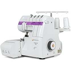 Remalladora Kosel EFFEKTIV - Remalladora Overlock Triumphator 1700X | Máquina de Coser 3/4 Hilo | Marco de Metal Completo | 1200 Puntadas por Minuto | Enhebrado Automático | 120W de Potencia | Plataforma de Manga
