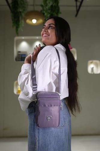 Image of J I Women's Small Cross-Body Phone Bag Stylish Mobile Cell Phone Holder Pocket Purse Wallet Sling Bag Mini Shoulder Bags