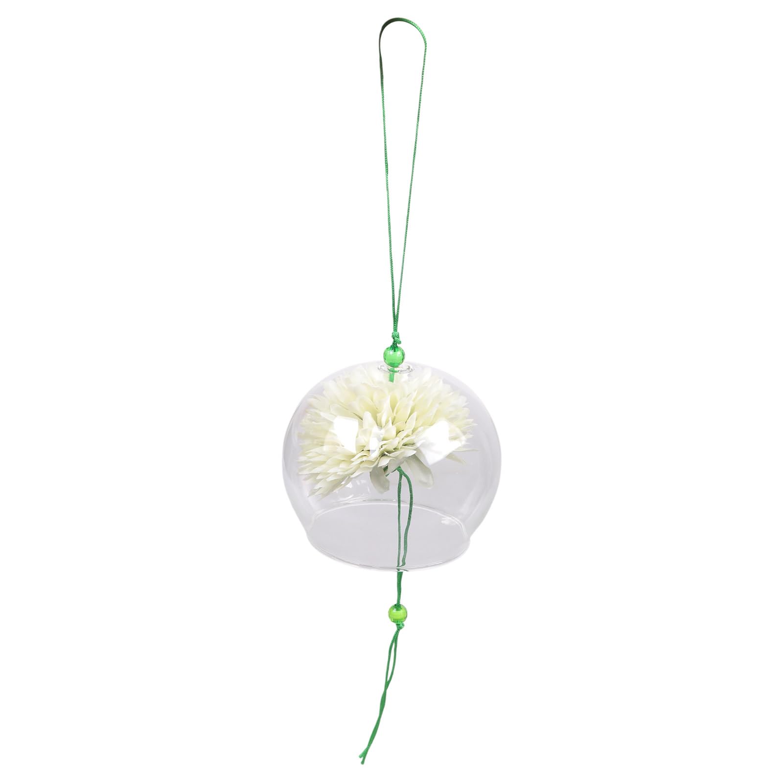 Jazuaiao Green Beautiful Flower Chimes Japanese Chimes Perfect For Courtyards Balconys Indoors With Clear Sound Bells Flower