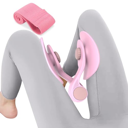 HappyLan骨盤底筋内転筋トレーニング器具テンションアップ16kg骨盤矯正刺激のないトレーニング器具太ももの筋肉エクササイズ痩身レッググリップ骨盤矯正美尻アップ太ももの筋肉多機能エクササイズクリップヒップアップダイエット器具レジ付き男女