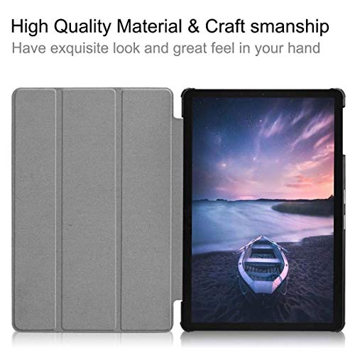 Couverture shell Galaxy Tab S4 avec trois pliant support stable