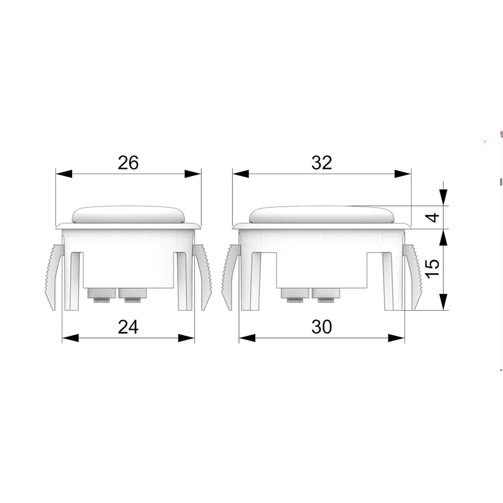 Amazon | 1個 30mm と 14個 24mm パンクワークショップ 新型メカニカル